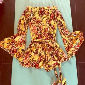 Off the shoulder romper